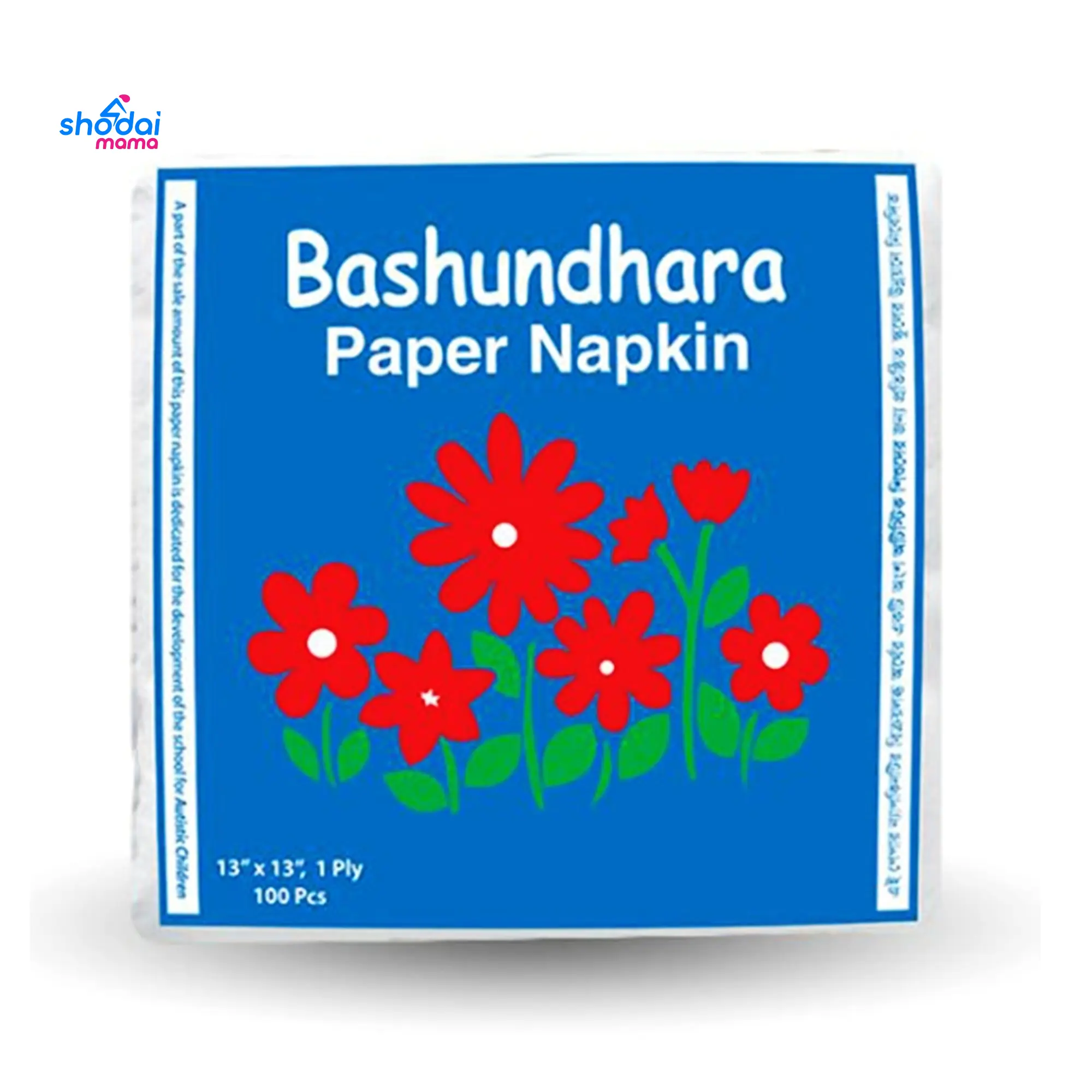 Bashundhara Paper Napkin 100Pcs